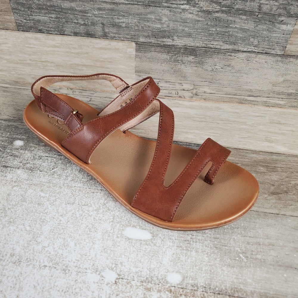 Soul Naturalizer Shakina Womens Sandals Sz 11 M Brown Toffee Slingback